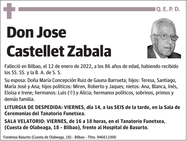 Jose Castellet Zabala