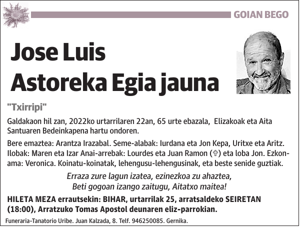 Jose Luis Astoreka Egia