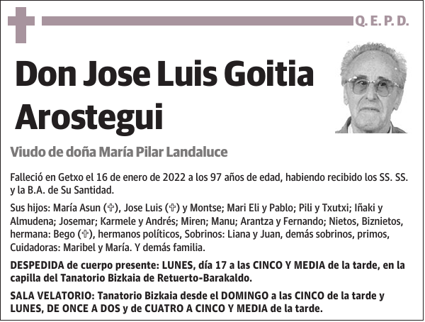 Jose Luis Goitia Arostegui
