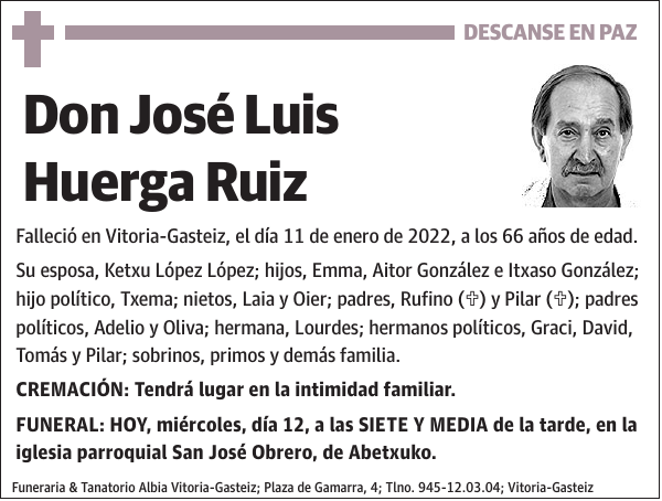 José Luis Huerga Ruiz