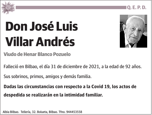 José Luis Villar Andrés