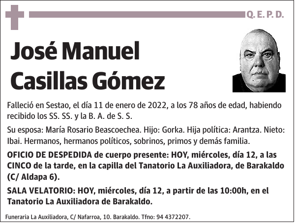 José Manuel Casillas Gómez