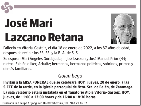 José Mari Lazcano Retana