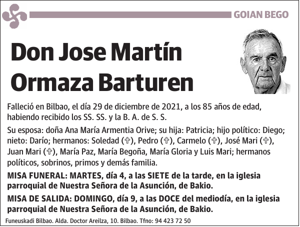 Jose Martín Ormaza Barturen