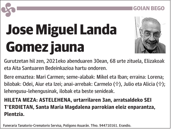 Jose Miguel Landa Gomez