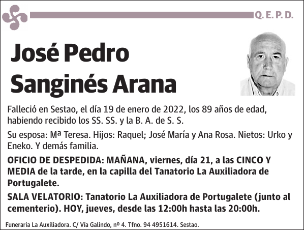 José Pedro Sanginés Arana