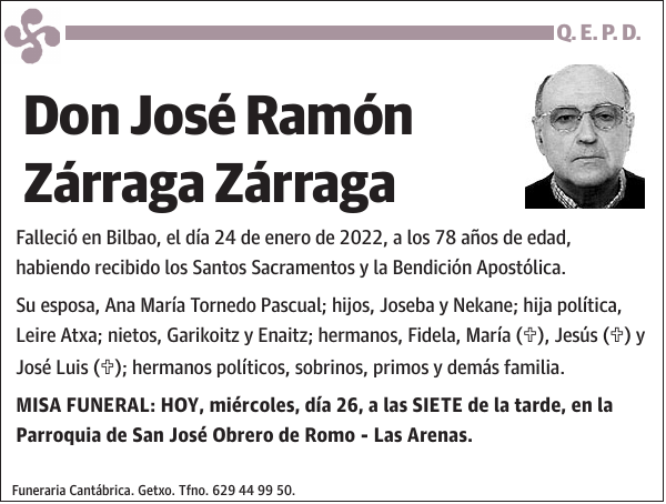 José Ramón Zárraga Zárraga