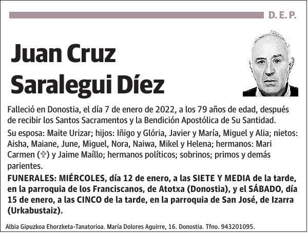 Juan Cruz Saralegui Díez
