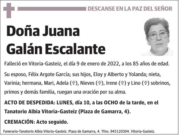 Juana Galán Escalante