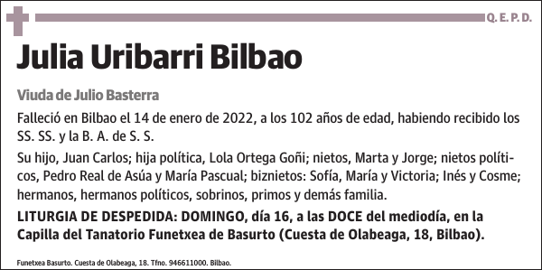 Julia Uribarri Bilbao