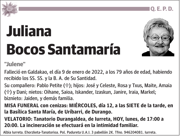 Juliana Bocos Santamaría