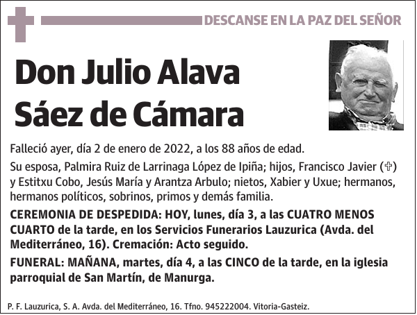 Julio Alava Sáez de Cámara