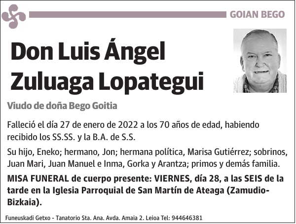 Luis Ángel Zuluaga Lopategui