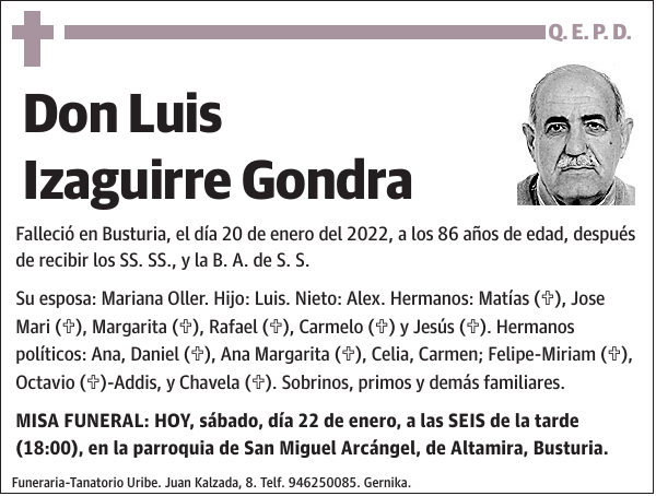 Luis Izaguirre Gondra
