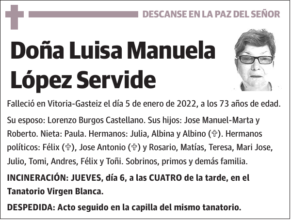 Luisa Manuela López Servide