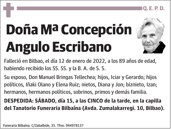 Mª Concepción Angulo Escribano