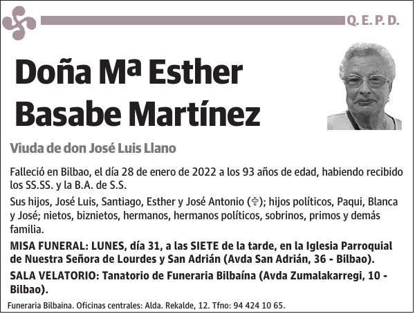 Mª Esther Basabe Martínez