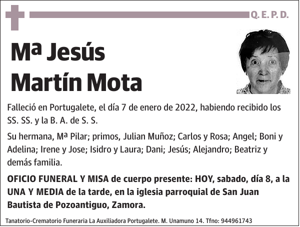 Mª Jesús Martín Mota