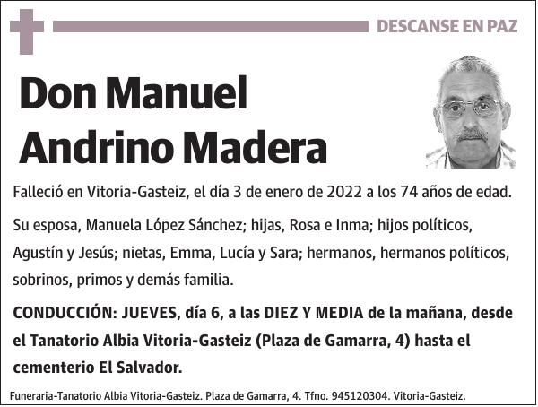 Manuel Andrino Madera