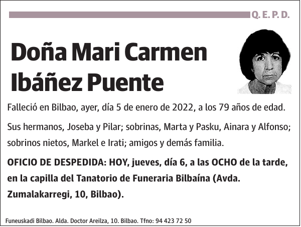 Mari Carmen Ibáñez Puente