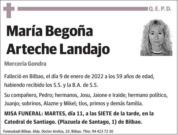 María Begoña Arteche Landajo