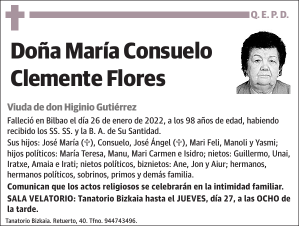 María Consuelo Clemente Flores