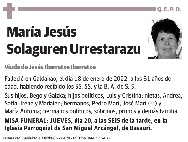 María Jesús Solaguren Urrestarazu