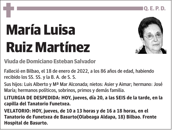 María Luisa Ruiz Martínez