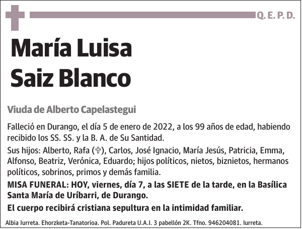 María Luisa Saiz Blanco