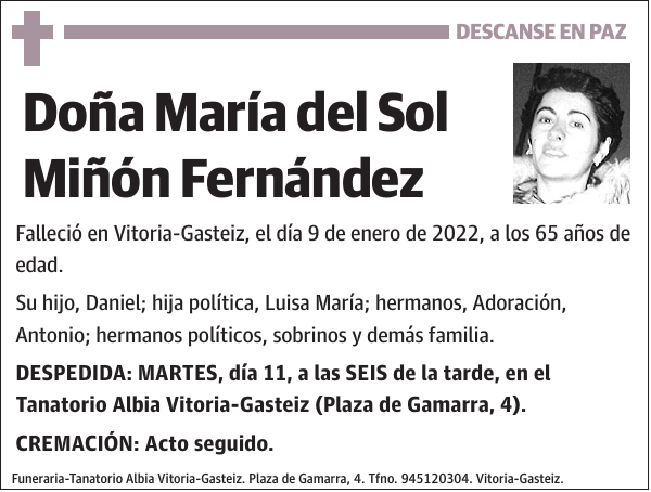 María del Sol Miñón Fernández