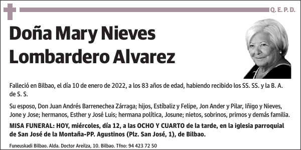 Mary Nieves Lombardero Alvarez