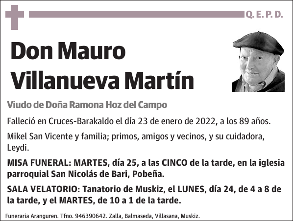 Mauro Villanueva Martín