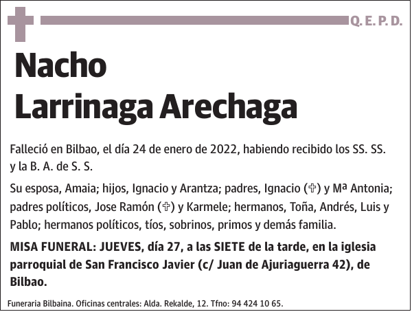 Nacho Larrinaga Arechaga