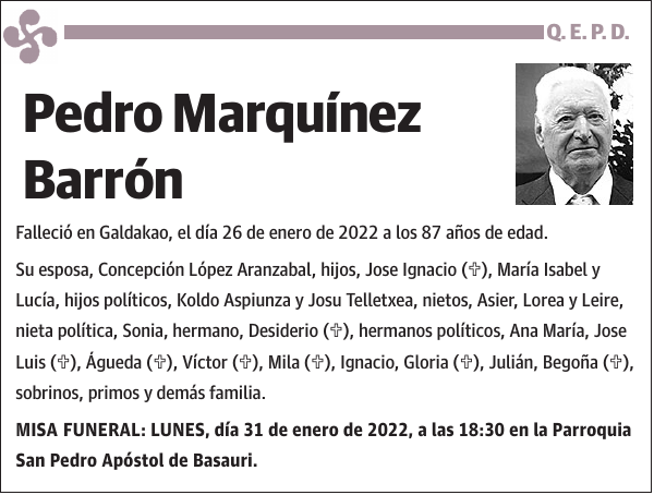 Pedro Marquínez Barrón