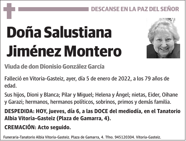 Salustiana Jiménez Montero