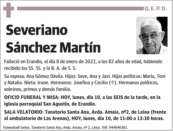 Severiano Sánchez Martín