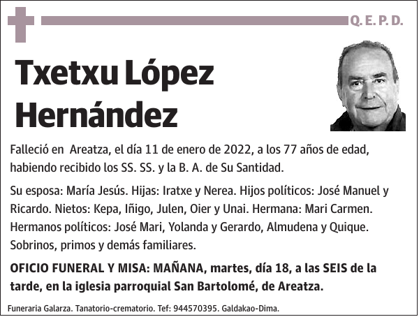 Txetxu López Hernández