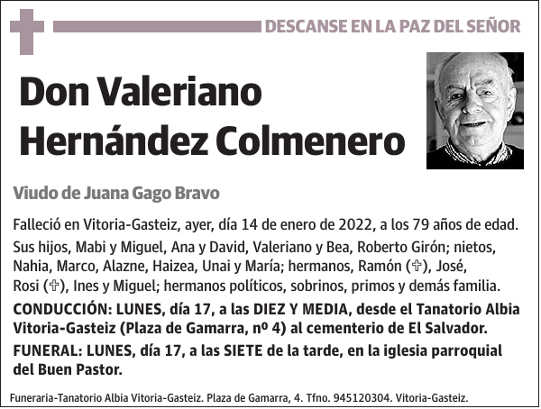 Valeriano Hernández Colmenero
