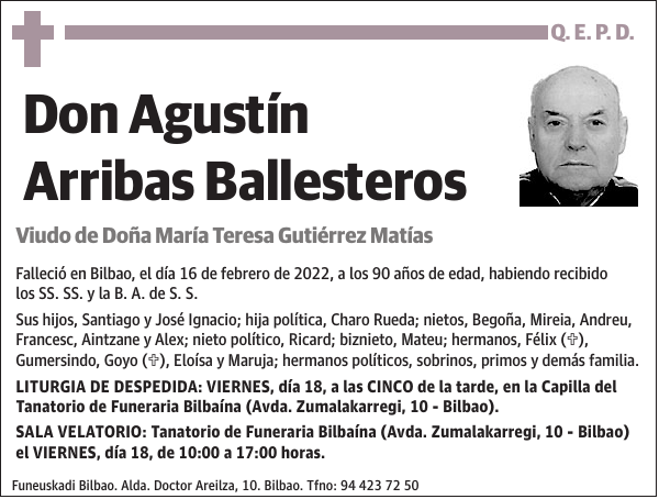 Agustín Arribas Ballesteros