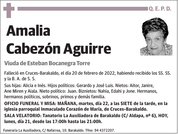 Amalia Cabezón Aguirre