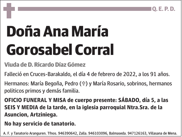 Ana María Gorosabel Corral