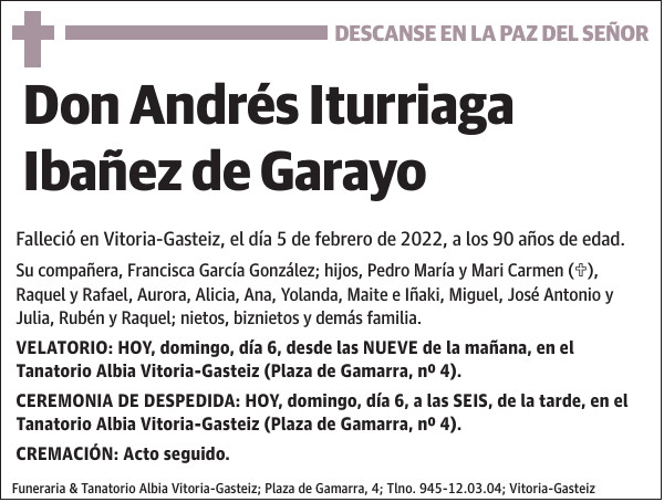 Andrés Iturriaga Ibañez de Garayo