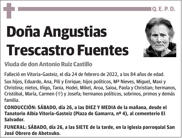 Angustias Trescastro Fuentes