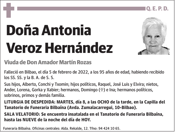Antonia Veroz Hernández