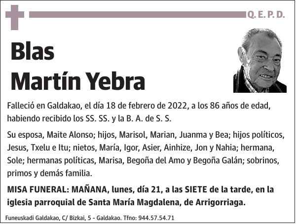 Blas Martín Yebra
