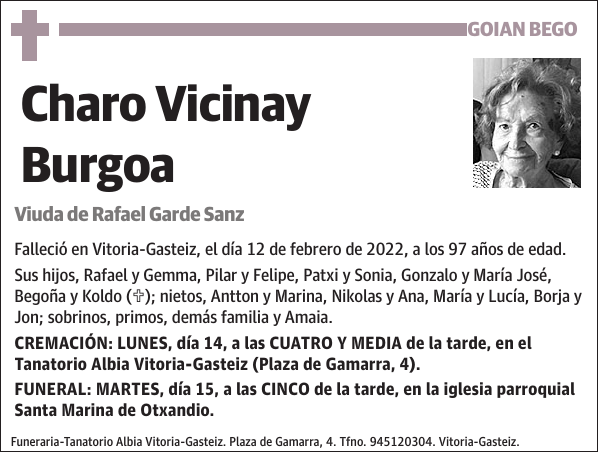 Charo Vicinay Burgoa