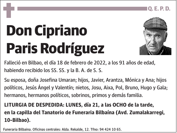 Cipriano Paris Rodríguez