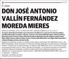 DON  JOSÉ  ANTONIO  VALLÍN  FERNÁNDEZ  MOREDA  MIERES