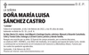 DOÑA  MARÍA  LUISA  SÁNCHEZ  CASTRO