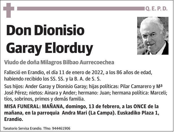 Dionisio Garay Elorduy
